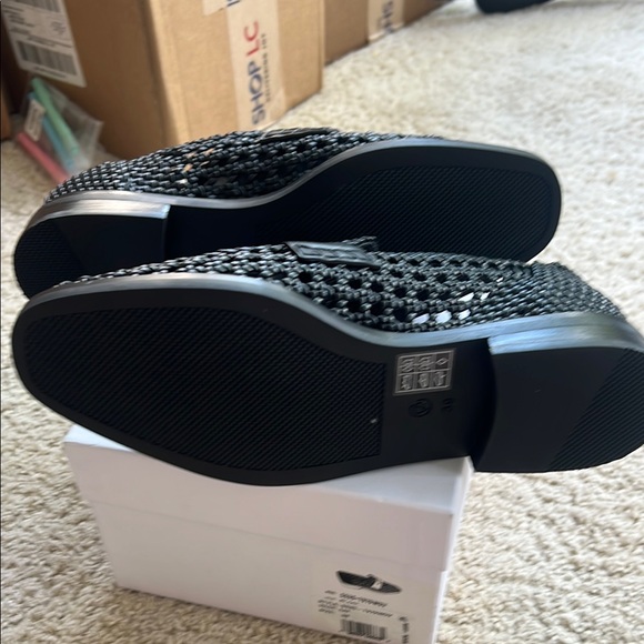 Phillip Lim Macrame Black Woven Loafers women\'s size 39 (9)